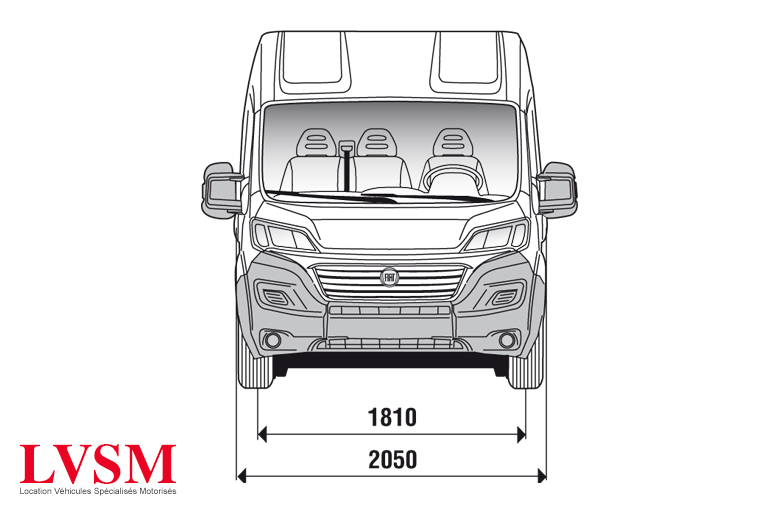 Véhicule location camion utilitaire 11,5 m3 3t5